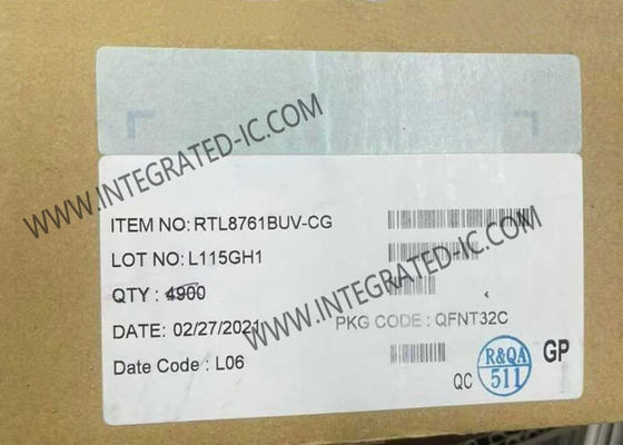 RTL8761BUV-CG BT IC Dual Mode BT 5 Transceiver Controller Chip with USB Interface and 4mm x 4mm Size