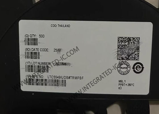 Μονάδα ασύρματης επικοινωνίας LTC5549IUDB Ενσωματωμένος μικραλυτής διπλασιαστή συχνότητας LO