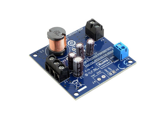 EVAL-IBD002-35W Ενσωματωμένες λύσεις Μη απομονωμένες εξόδους Δοκιμαστικός πίνακας αξιολόγησης οδηγού LED