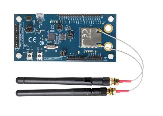 STEVAL-FKI001V1 Ενσωματωμένες λύσεις Δύο ραδιόφωνα BT χαμηλής ενέργειας και υπο-1GHz Δελτίο αξιολόγησης