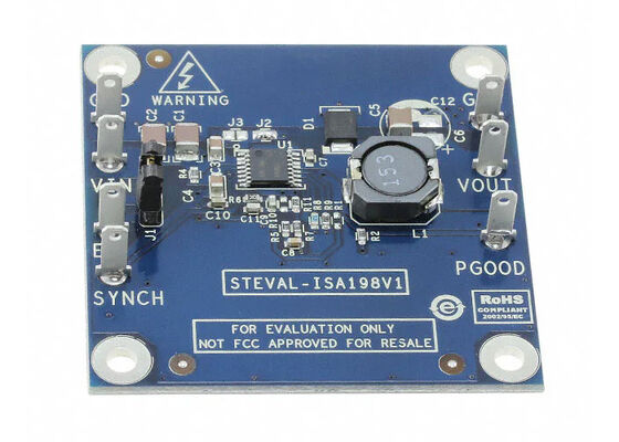 STEVAL-ISA198V1 Ενσωματωμένες λύσεις 2A Step Down DC-DC Switching Regulator Evaluation Board