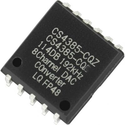 CS4385-CQZ 8-κανάλι DAC μετατροπέας με 114dB δυναμικό εύρος και 192kHz δείγματο ρυθμό LQFP48 ολοκληρωμένο κύκλωμα τσιπ