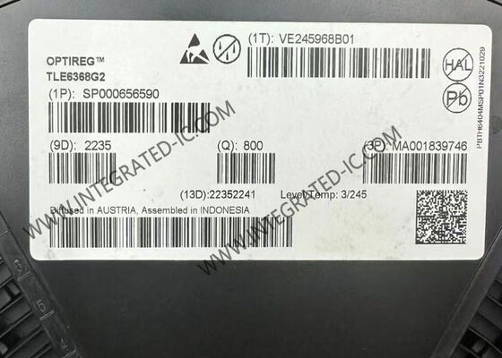 TLE6368G2 Πολυπλήρωσης IC Chip με 5.5V έως 60V εισροής και 800mA εξόδου ρεύματος για συστήματα τροφοδοσίας ηλεκτρικής ενέργειας αυτοκινήτων