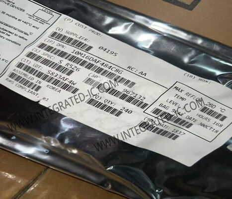 Πεδίο προγραμματισμού πύλης 10M16DAF484C8G 484FBGA MAX 10 FPGA ολοκληρωμένα κυκλώματα 549kbit 450 MHz