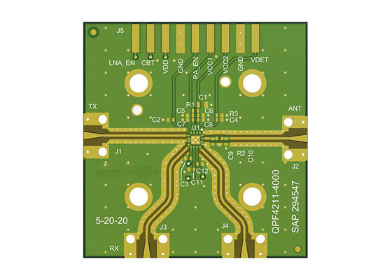 QPF4211EVB Ενσωματωμένες λύσεις ολοκληρωμένο Wi-Fi 6 Front End Module Evaluation Board