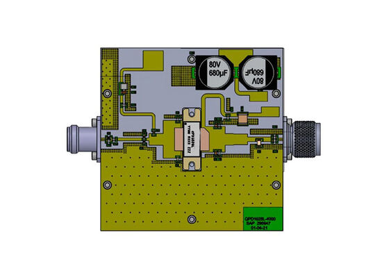 QPD1028LEVB6 Ενσωματωμένες λύσεις 750W 65V GaN RF Είσοδος-Ταιριασμένος Τρανζίστορ Πίνακας Αξιολόγησης