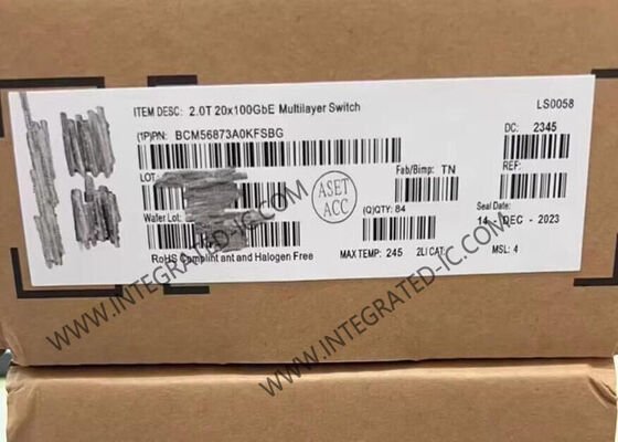 BCM56873A0KFSBG Ethernet IC 2.0Tb/s Trident3-X7 Προγραμματιζόμενος πολυεπίπεδος διακόπτης