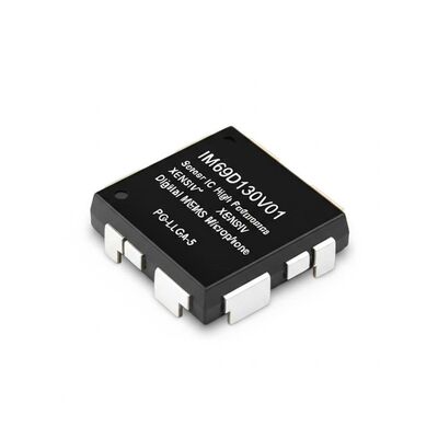 IM69D130V01 Ψηφιακός αισθητήρας μικροφώνου MEMS IC με 69 dBA SNR και 130dBSPL Υψηλή γραμμικότητα εξόδου χρησιμοποιώντας τεχνολογία MEMS διπλού υποστρώματος