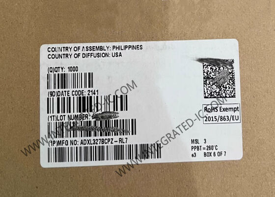 ADXL327BCPZ Ολοκληρωμένο Κύκλωμα Chip Επιταχυνσιόμετρο 3 Αξόνων Χαμηλής Ισχύος με Εξόδους Τάσης με Σήμα και Εύρος Επιτάχυνσης ±2 g