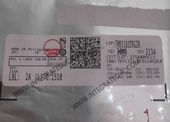 TMDS181IRGZR Ολοκληρωμένο Κύκλωμα Chip HDMI Retimer με 6 Gbps Ρυθμό Δεδομένων και Υποστήριξη 4k2k60p σε Λειτουργία Retimer