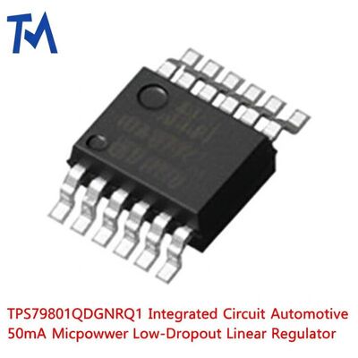 TPS79801QDGNRQ1 Ολοκληρωμένο Κύκλωμα Chip Αυτοκίνητου Βαθμού 50mA Low-Dropout LDO Γραμμικός Ρυθμιστής
