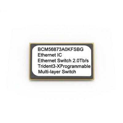 BCM56873A0KFSBG Ethernet IC 2.0Tb/s Trident3-X7 Προγραμματιζόμενος πολυεπίπεδος διακόπτης