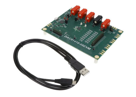 DAC81416-08EVM Ενσωματωμένες λύσεις 12μs 16 Bit Ψηφιακός προς αναλογικός μετατροπέας Δελτίο αξιολόγησης