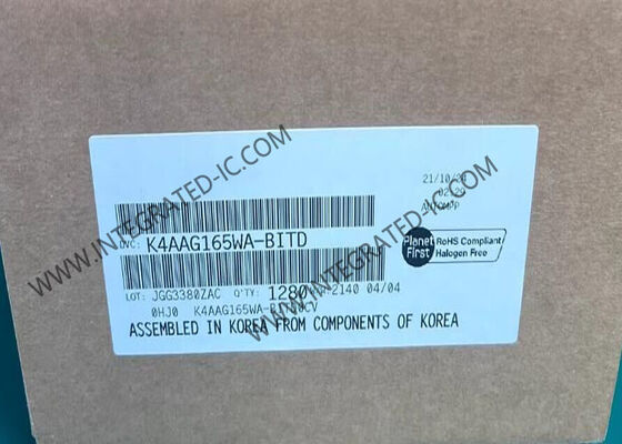 Κ4AAG165WA-BITD Μνήμη IC Τσιπ DDR4 DRAM 16Gbit 2666Mbps Δυναμική Μνήμη Τυχαίου Πρόσβασης FBGA96