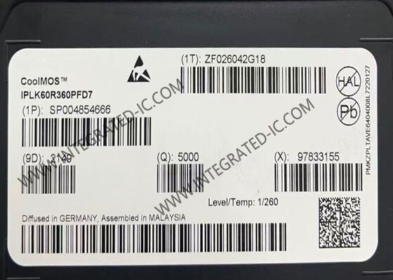 IPLK60R360PFD7 Τρίκτης ολοκληρωμένου κυκλώματος N-Channel 600V 13A MOSFET τρανζίστορες