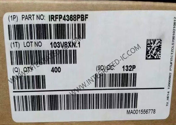 IRFP4368PBF MOSFET Ισχύος 75V 195A 1.85 mΩ N-Channel StrongIRFET Τρανζίστορ σε Συσκευασία TO-247