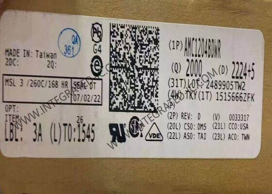 AMC1204BDWR 20MHz Απομονωμένο διαμορφωτή Δέλτα-Σίγμα Integrated Circuit Chip με 1200 VPEAK και 15 kV/μs Διαπεραστική Ανοσία στο πακέτο SOIC16