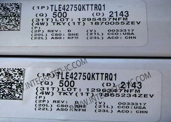TLE4275QKTTRQ1 Τσιπ ολοκληρωμένου κυκλώματος αυτοκινητοβιομηχανίας 500mA 40V γραμμικός ρυθμιστής χαμηλής απόδοσης με καλή ισχύ