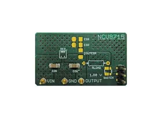 NCV8715SQT2GEVB Ενσωματωμένες Λύσεις 6V έως 24V 50mA Πίνακας Αξιολόγησης Γραμμικού Ρυθμιστή Τάσης