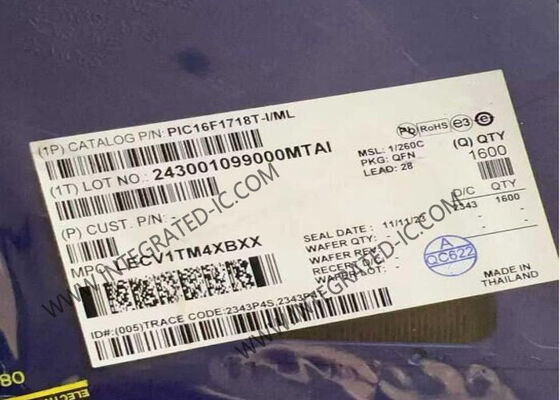 PIC16F1718T-I/ML Μικροελεγκτής MCU 32MHz 8-Bit με 28 kB Μνήμη Flash και Extreme Low Power (XLP)
