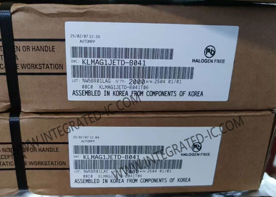 KLMAG1JETD-B041 Τσιπ Μνήμης IC Ενσωματωμένη Κάρτα Πολυμέσων 16GB eMMC5.1 Μνήμη Flash