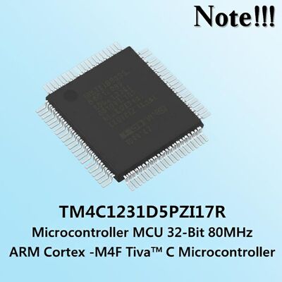 TM4C1231D5PZI7R 32-Bit 80MHz ARM Cortex-M4F Tiva™ C Μικροελεγκτής με 64 kB Μνήμη Προγράμματος