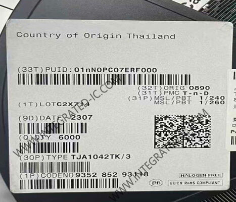 TJA1042TK Ολοκληρωμένο Κύκλωμα Chip Υψηλής Ταχύτητας CAN Transceiver με Λειτουργία Αναμονής