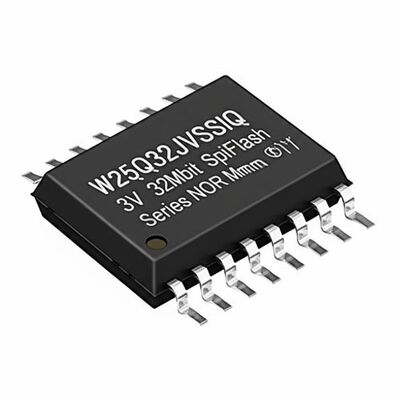 W25Q32JVSSIQ 32 Mbit 133 MHz NOR Flash Memory IC Chip SOIC8 Σειρά SpiFlash