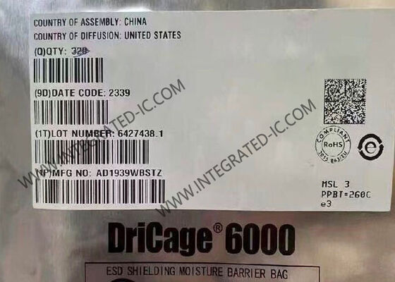 AD1939WBSTZ Υψηλής Απόδοσης 24-bit Ανάλυσης 192 kHz Ρυθμός Μετατροπής Αυτοκινητοβιομηχανικού Βαθμού Audio Codec Ολοκληρωμένο Κύκλωμα Chip