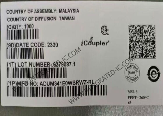 ADUM341E0WBRWZ 4-κάναλο Αυτοκινητιστικό Ψηφιακό Απομονωτή IC με 5700Vrms Απομόνωση