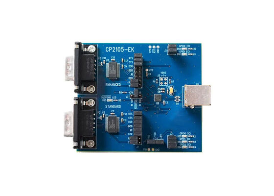 CP2105EK Ενσωματωμένες λύσεις Δύο USB 2.0 προς UART Bridge Interface Evaluation Board