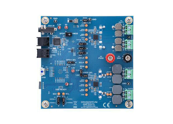 DRV5825PEVM Ενσωματωμένες λύσεις DRV5825P 15A Μονό Piezo Driver Evaluation Module
