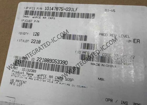 10147875-031LF eHPCE Ενισχυμένος σύνδεσμος άκρου κάρτας υψηλής ισχύος με βαθμολογία τάσης 12V και χρυσοπίλυμα