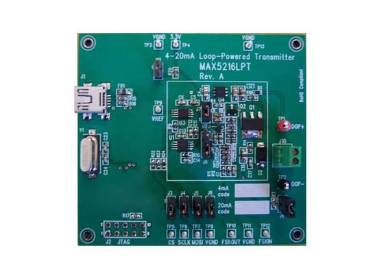 MAX5216LPTEVKIT Ενσωματωμένες λύσεις MAX5216 16-bit Rail-to-Rail DAC Converter Evaluation Board