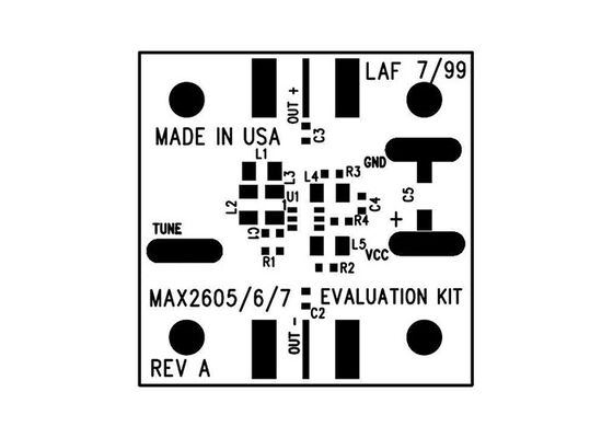 MAX2607EVKIT Ενσωματωμένες λύσεις 150MHz έως 300MHz Δελτίο αξιολόγησης ελεγχόμενης τάσης ταλαντωτή