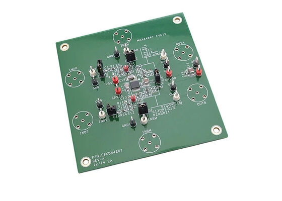 MAX44267EVKIT Ενσωματωμένες λύσεις 2.25V έως 15V 5MHz Δύο κανάλια ενισχυτής επιτροπή αξιολόγησης