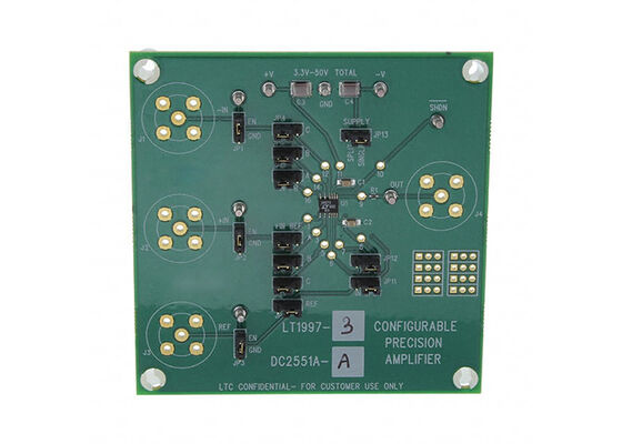 DC2551A-B Ενσωματωμένες λύσεις 1.2MHz 32mA 1- κανάλια Δελτίο αξιολόγησης ενισχυτή διαφοράς