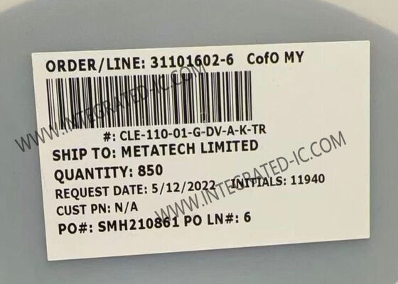 CLE-110-01-G-DV-A-K-TR 20 Θέση 0,80 mm Στροφή Δάσος Τύγρης Σωλήνας Σωλήνας Δελτίο προς το Δελτίο Συνδέσμος