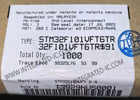 Μικροελεγκτής MCU STM32F101VFT6TR με 36MHz ARM Cortex-M3 Core και 768KB Flash Memory