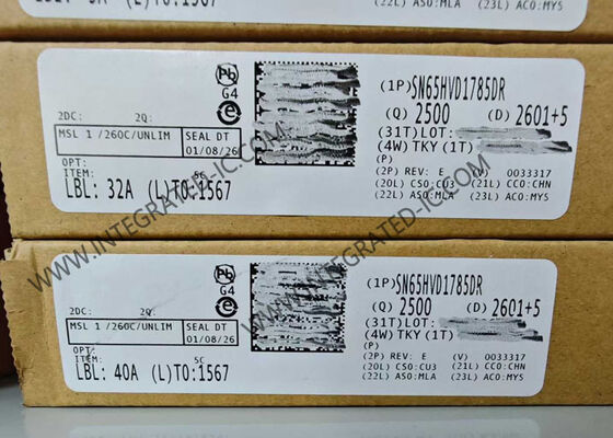 ΣΗΜΕΙΩΣΗ 65HVD1785DR Συνολικός κυκλωτικός τσιπ 70V Προστατευμένος από σφάλματα δέκτης RS-485 με ταχύτητα δεδομένων 115 kb/s για επικοινωνία Half-Duplex