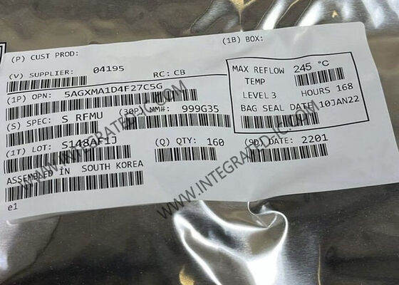 5AGXMA1D4F27C5G Arria V GX FPGA IC με 75000 LE, 6,5536 Gb/s ταχύτητα δεδομένων και 336 I/O