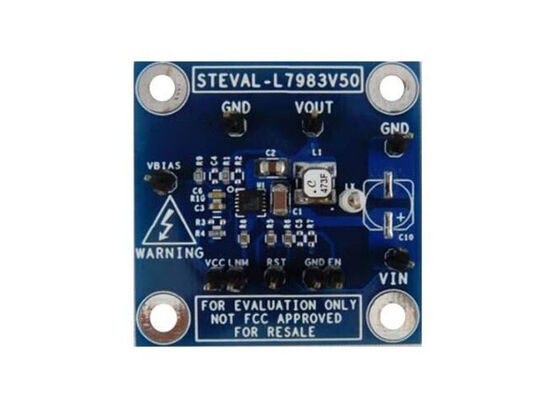 STEVAL-L7983V50 Εγκατεστημένες λύσεις L7983PU50R Step Down DC/DC Converter Evaluation Board
