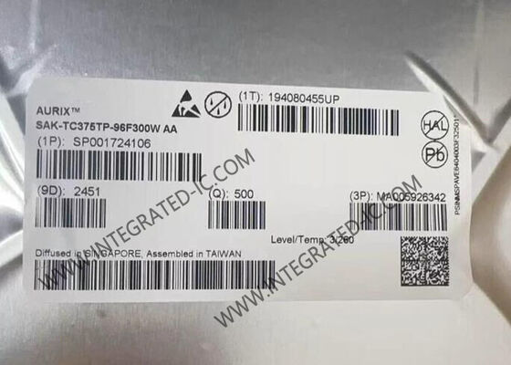 SAK-TC375TP-96F300W AA 32-bit Tri-Core FLASH Microcontroller MCU με ταχύτητα 300MHz 6MB FLASH και 1.1MB SRAM