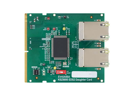 EV45A66A Ενσωματωμένες λύσεις KSZ8895 Ethernet PHY Πλατφόρμα αξιολόγησης διεπαφής Δελτίο επέκτασης