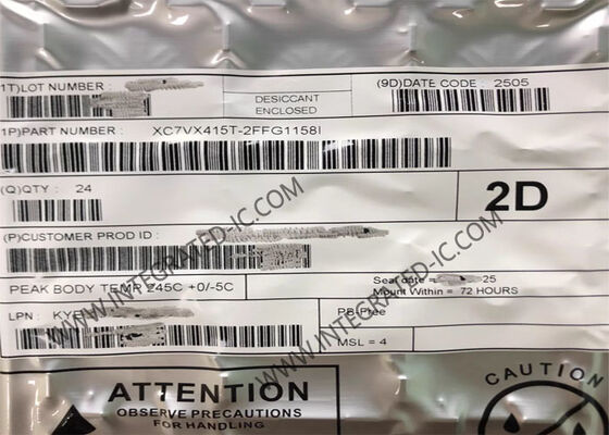 XC7VX415T-2FFG1158I 640MHz Προγραμματιζόμενη Συστοιχία Πύλης FPGA Ολοκληρωμένο Κύκλωμα Προγραμματιζόμενης Λογικής