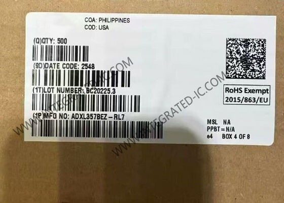 ADXL357BEZ Low Power 3-Axis MEMS Accelerometer Sensor IC σε πακέτο 14-CLCC