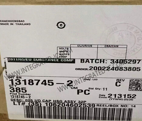 1318745-2 32 Θέσεων Σύνδεσμος Σήματος Αυτοκινήτου 2,2 mm Βήμα για Εφαρμογές PCB