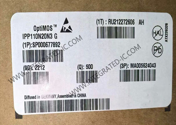 IPP110N20N3G Ολοκληρωμένο Κύκλωμα Τσιπ OptiMOS™ Τρανζίστορ MOSFET Κανάλι N με 200 V 88 A και 9.9 mOhms Αντίσταση Drain-Source