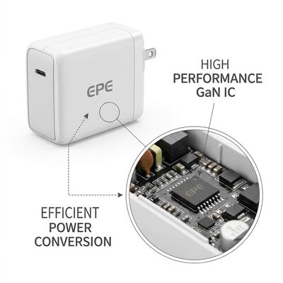 NV6144CP01 GaN IC υψηλής απόδοσης N-Channel 700V 260mΩ GaNSlim Power IC