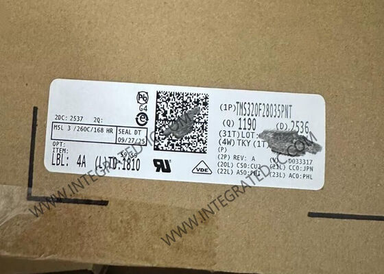 TMS320F28035PNT C2000TM 32-bit Microcontroller MCU με ταχύτητα 60MHz 128KB Flash και 45 I/O MCU σε πραγματικό χρόνο